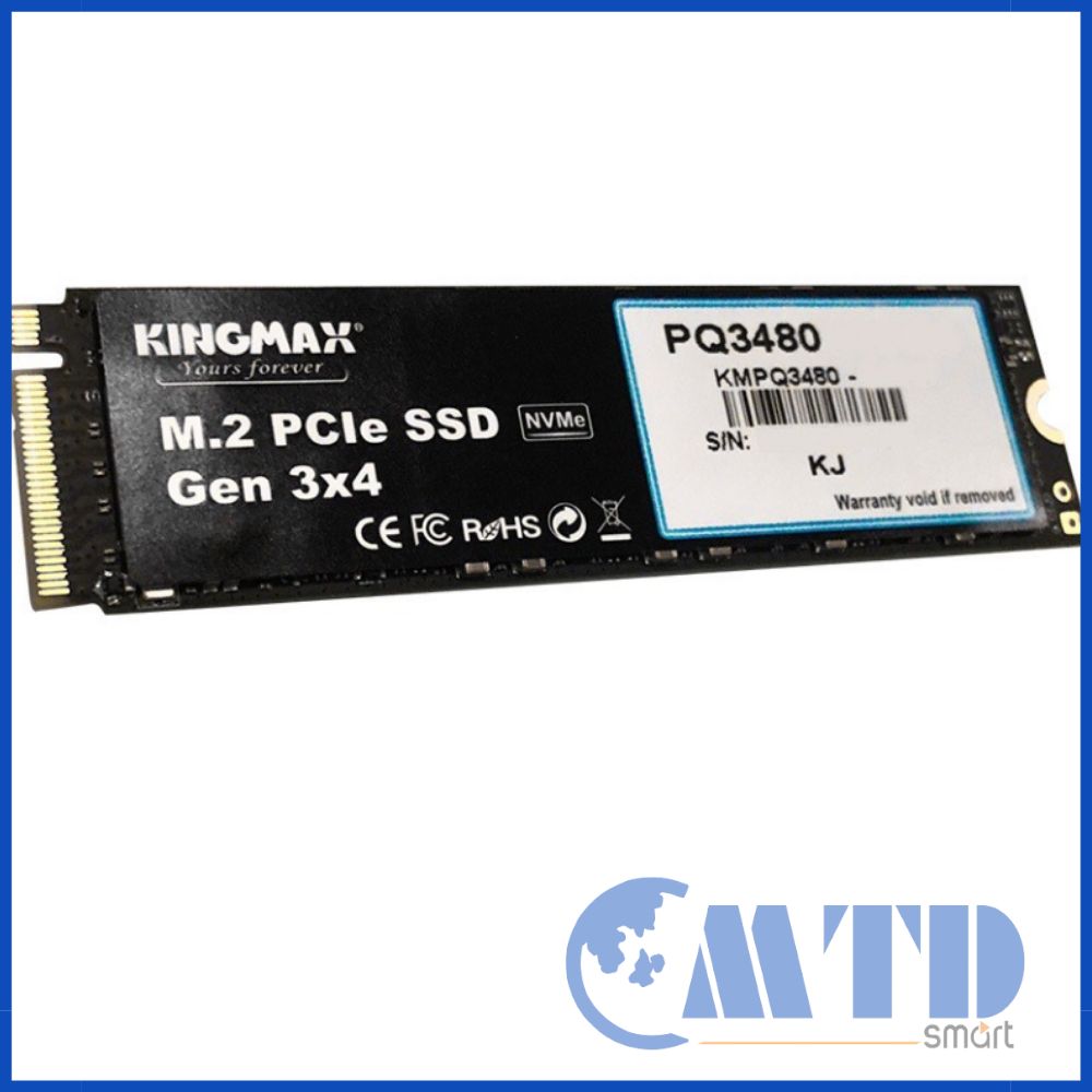 Ổ đĩa cứng máy tính Kingmax PQ3480 512GB (Zeus M.2 PCIe-Gen3x4) – Bảo hành 12 Tháng
