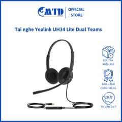 Tai nghe Yealink UH34 Lite Dual Teams - Bảo hành 12 tháng