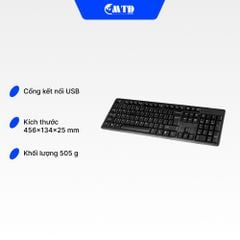 BÀN PHÍM A4TECH KK-3 – Bảo Hành 12 Tháng
