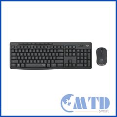 Bộ bàn phím chuột không dây Logitech MK295 Silent (Đen) – Bảo hành 12 Tháng