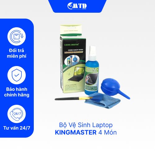 Bộ Vệ Sinh Laptop KINGMASTER 4 Món