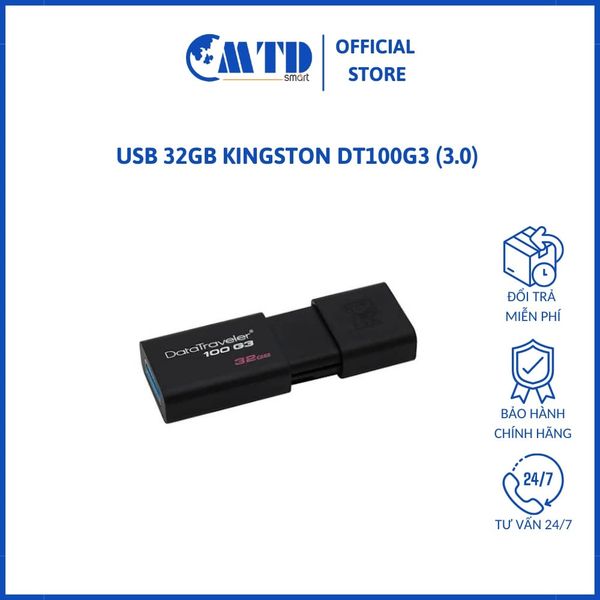 USB 32GB KINGSTON DT100G3 (3.0)