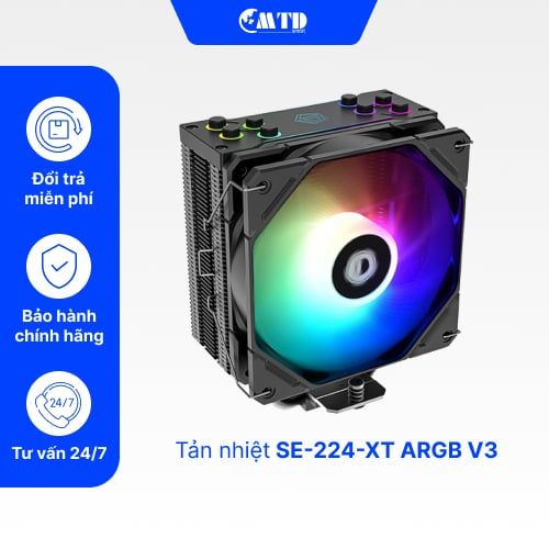 Tản Nhiệt CPU ID-Cooling SE-224-XT ARGB V3 Air Cooling – Bảo hành 24 tháng