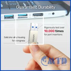 Hub - Đầu đổi USB 3.0 sang Type C Unitek A1034NI -Bảo hành 18 tháng