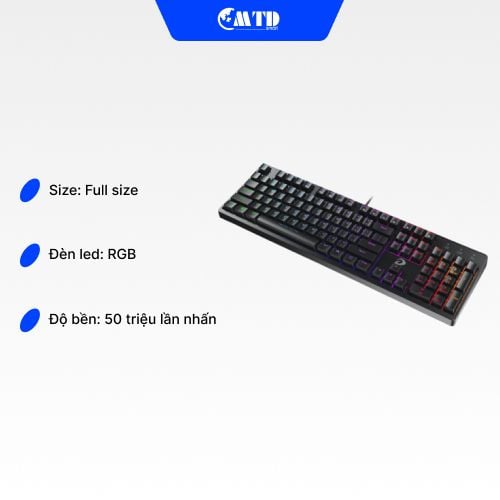 Bàn phím Gaming DareU EK1280 RGB	-Bảo hành 24 tháng