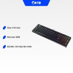 Bàn phím Gaming DareU EK1280 RGB	-Bảo hành 24 tháng