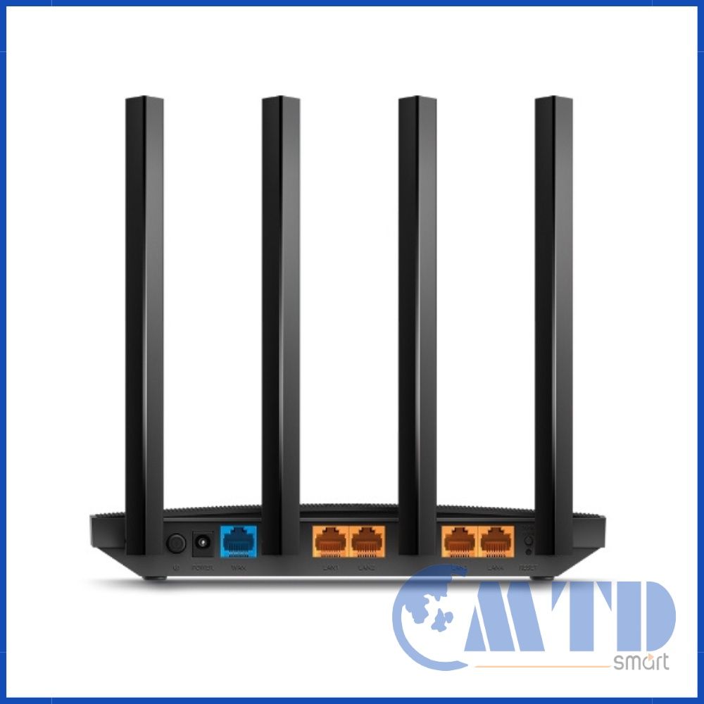 Bộ phát sóng Wifi TP-Link ARCHER C6 AC1200 MU-MIMO (4 ăng-ten/2 băng tần)