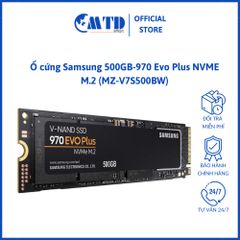 Ổ cứng Samsung 500GB-970 Evo Plus NVME M.2 (MZ-V7S500BW) – Bảo hành 12 Tháng