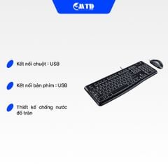 Bàn phím + Chuột Logitech MK120– Bảo Hành 12 Tháng