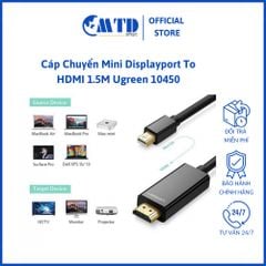 Cáp Chuyển Mini Displayport To Hdmi 1.5M Ugreen 10450