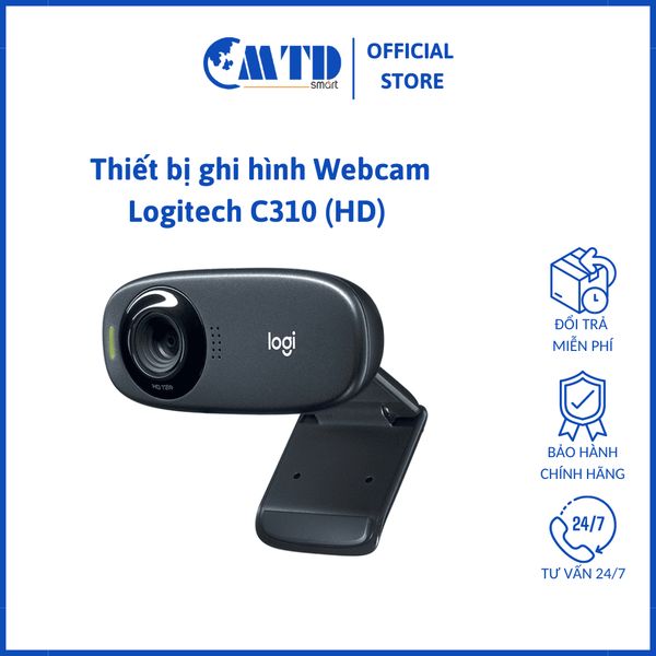 Thiết bị ghi hình Webcam Logitech C310 HD