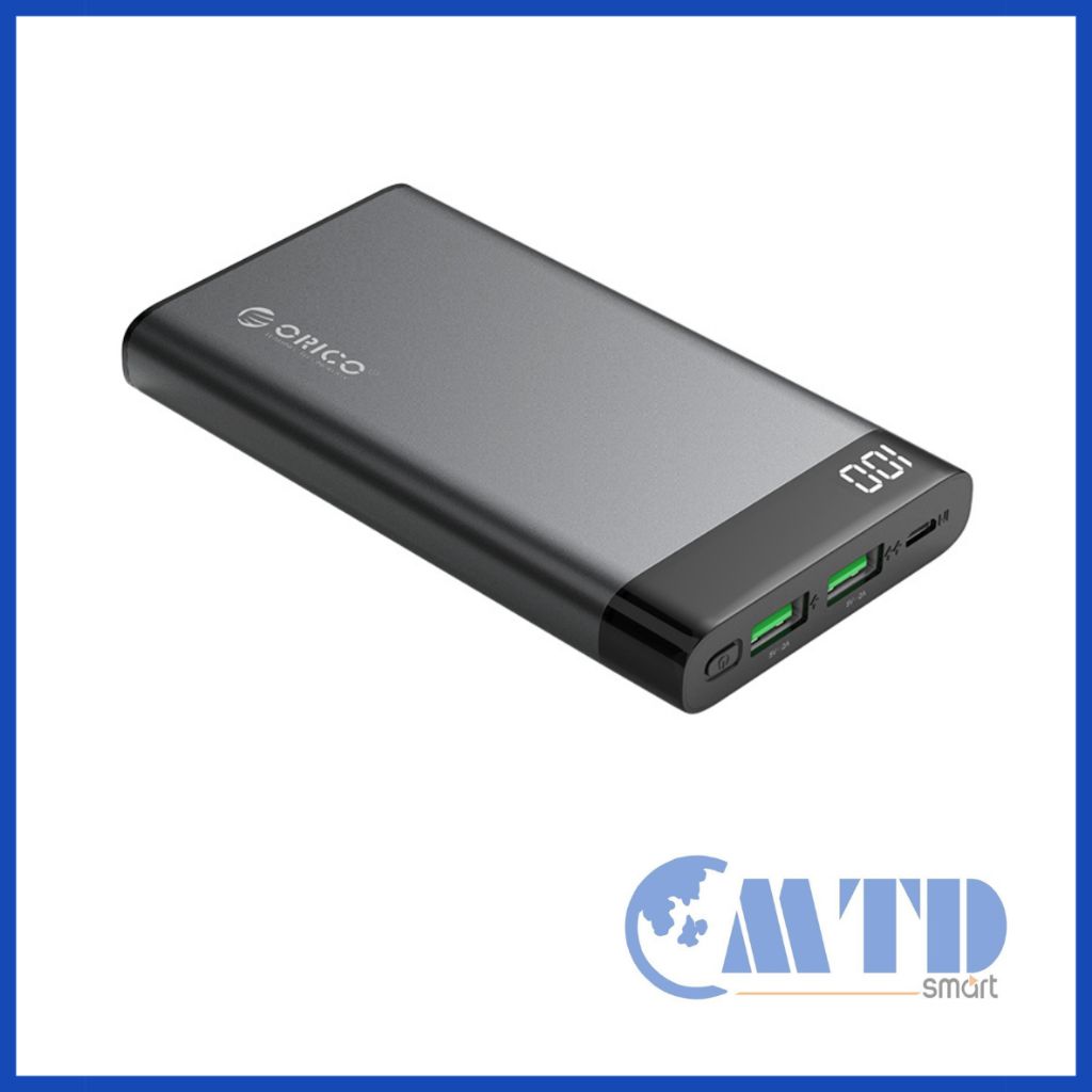 Pin Sạc dự phòng Polymer 10,000mAh Orico YC10 - Bảo hành 12 tháng