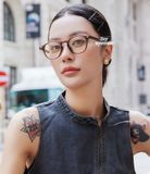  Gọng kính cận loạn nam nữ Zay eyewear A2236 dáng tròn phong cách thời trang 