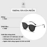  Kính râm cận thời trang Clip on 2240 phân cực 2 Trong 1 nhựa TR90 cao cấp 