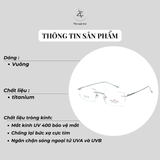  Gọng khoan Peterson 2678A hình chữ nhật titanium cao cấp fullbox 