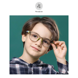  Gọng kính trẻ em Zay eyewear T02 dáng vuông nhựa TR dẻo Hàn Quốc 