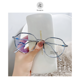  Gọng kính cận loạn thời trang Zay Eyewear TR2081 dáng lục giác phong cách hàn quốc 