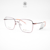 Gọng kính Exfash EF74250T dáng vuông to titanium chính hãng fullbox