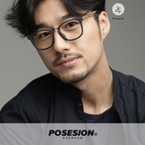 Gọng kính Posesion Ps7085 handmade dáng vuông Chất liệu gỗ phong cách Retro cao cấp fullbox