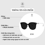 Kính mát phân cực polarized Bolon BL5095 dáng vuông nhựa & titanium chính hãng fullbox
