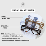 Gọng kính Zay Eyewear LY83001 dáng oval nhựa TR90 cao cấp