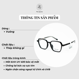 Gọng kính Velocity VL27132 dáng đa giác TR90 dẻo chính hãng fullbox