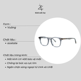  Gọng kính Tom Ford TF5505 dáng vuông nhựa acetate cao cấp fullbox 