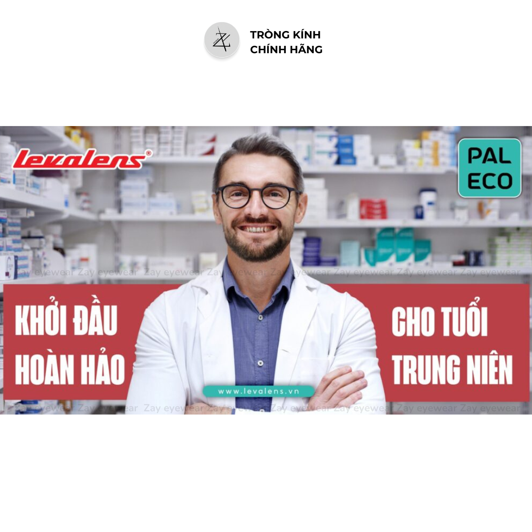  Đa tròng đánh kỹ thuật số cận loạn Freeform LEVALENS PAL ECO chính hãng 