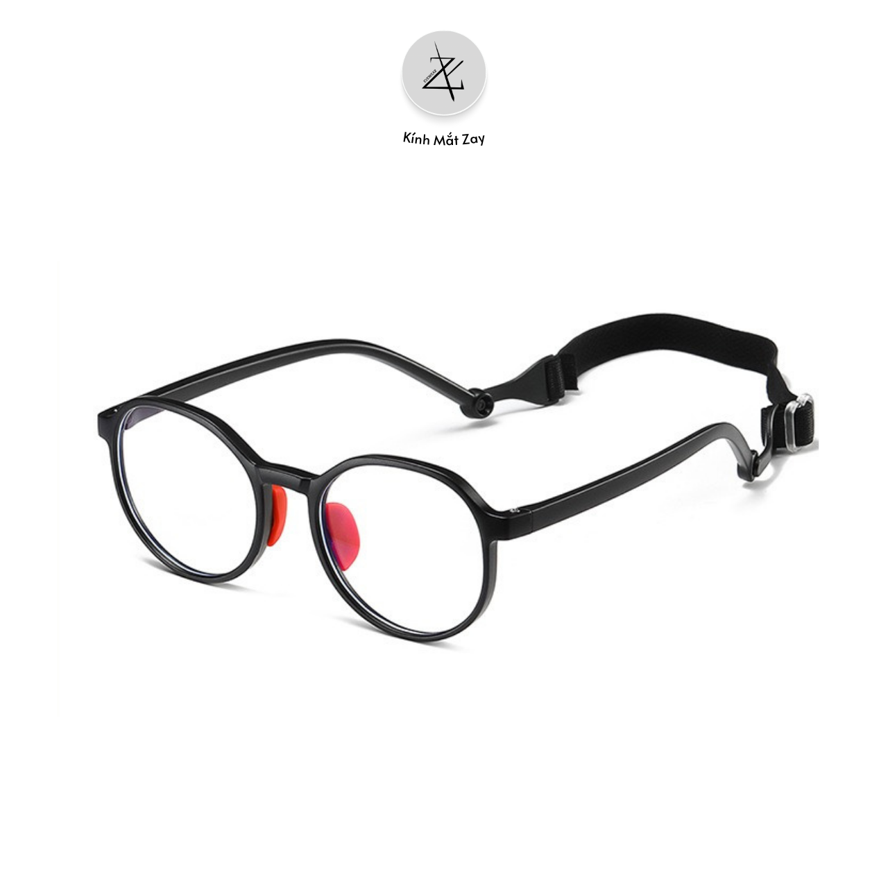  Gọng kính trẻ em Zay eyewear T01 dáng tròn nhựa TR dẻo Hàn Quốc 