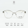  Gọng kính Miu Miu VMU 50XV dáng mắt mèo kim loại cao cấp fullbox 