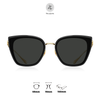  Kính mát Bolon BL6109 dáng mắt mèo titanium & nhựa acetate chính hãng fullbox 