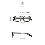 Gọng kính Zay Eyewear 8609 dáng vuông nhựa TR90 cao cấp