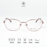 Gọng kính Exfash EF74292T dáng mắt mèo titanium chính hãng fullbox