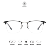 Gọng kính xẻ cước Zay Eyewear HJ 888 dáng vuông phong cách hàn quốc