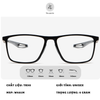  Gọng thể thao 1019 dáng vuông nhựa TR90 dẻo hàn quốc 
