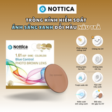  Tròng kính Đổi màu Trendy Lọc ánh sáng xanh Mỏng 1.61 ASP Blue Control Photo Nottica Italy chính hãng 