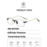  Gọng khoan ACT-FIX hình chữ nhật titanium cao cấp fullbox 