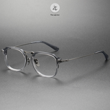 Gọng kính Zay eyewear DTX413 dáng oval titanium siêu nhẹ thời trang cao cấp