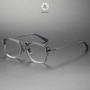 Gọng kính Zay eyewear DTX413 dáng oval titanium siêu nhẹ thời trang cao cấp