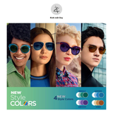 Tròng Kính Đổi màu Essilor Crizal Transitions Signature Gen 8 đổi màu ngăn ánh sáng xanh Blue UV Capture chính hãng 