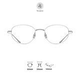 Gọng kính Bolon BT1630 dáng oval titanium chính hãng fullbox