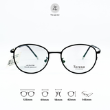 Gọng kính Zay eyewear 854 dáng tròn Titanium cao cấp