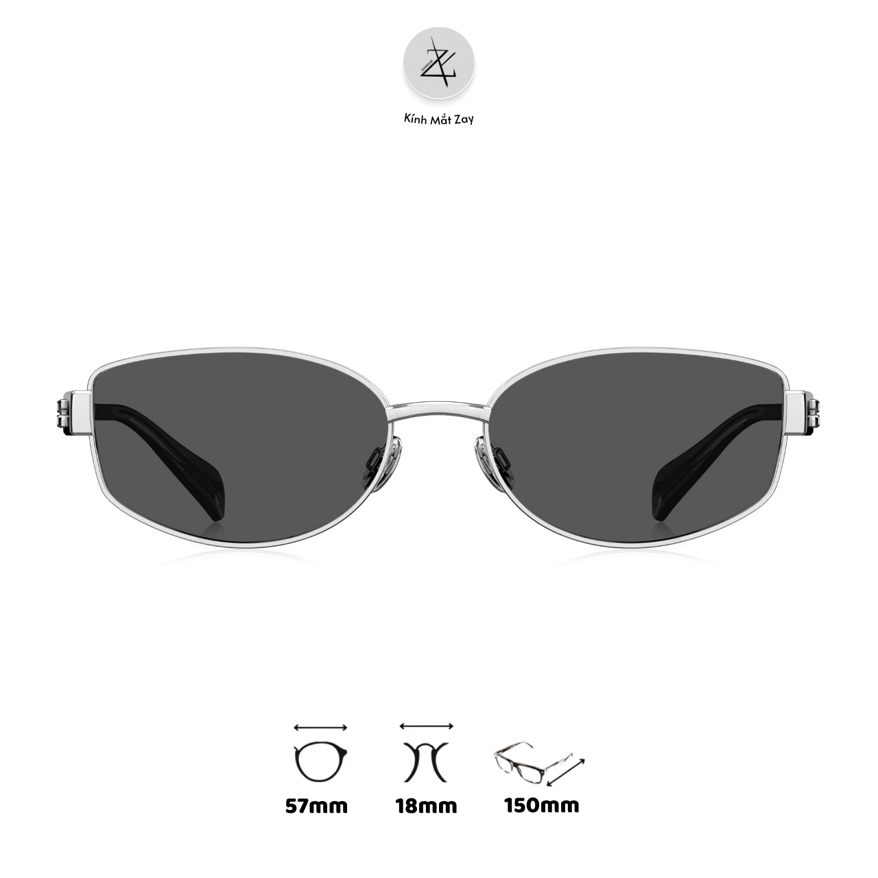  Kính mát Bolon BX7001 dáng lục giác titanium chính hãng fullbox 