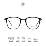  Gọng kính Zay Eyewear T8171 dáng đa giác kim loại phong cách hàn quốc 
