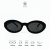  Kính mát YSL SLM136 dáng oval nhựa acetate cao cấp fullbox 
