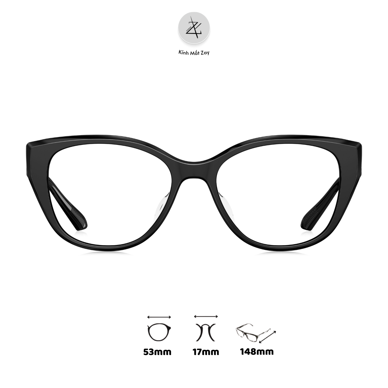  Gọng kính Bolon BJ3208 dáng mắt mèo nhựa acetate chính hãng fullbox 