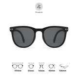 Kính mát trẻ em Zay eyewear SS3 dáng vuông phong cách thời trang