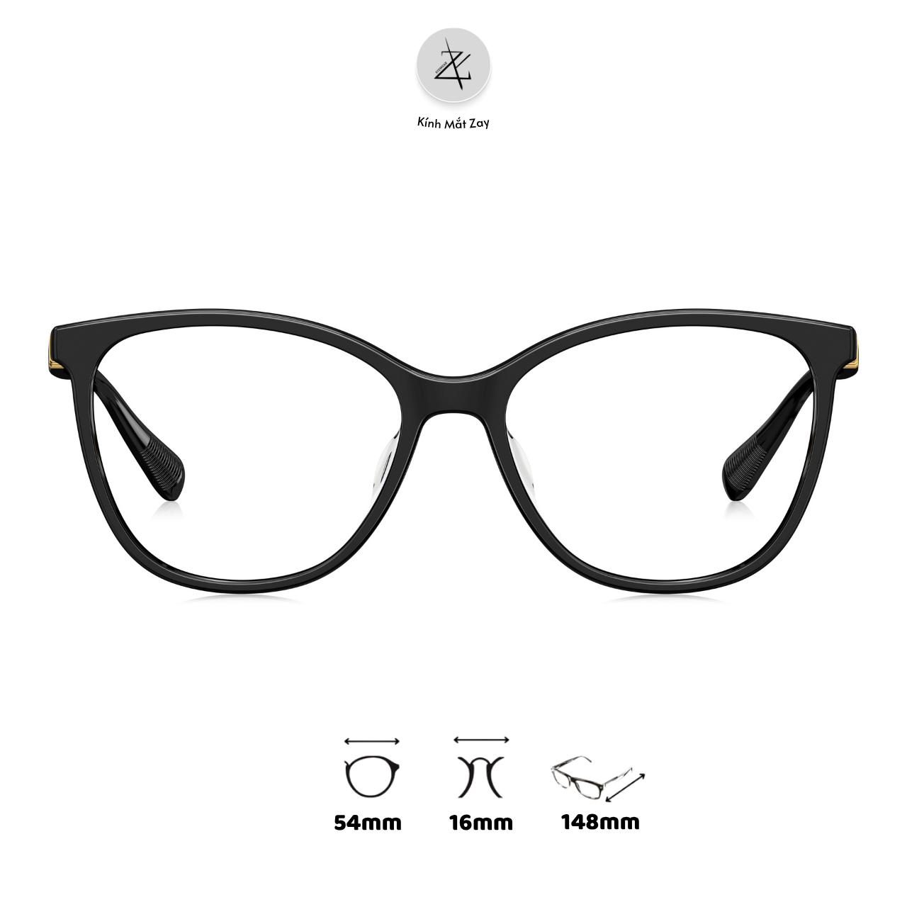  Gọng kính Bolon BJ3210 dáng mắt mèo nhựa acetate chính hãng fullbox 