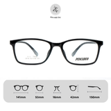  Gọng kính cận loạn nam nữ thời trang Zay eyewear 2816 dáng vuông phong cách thời trang 