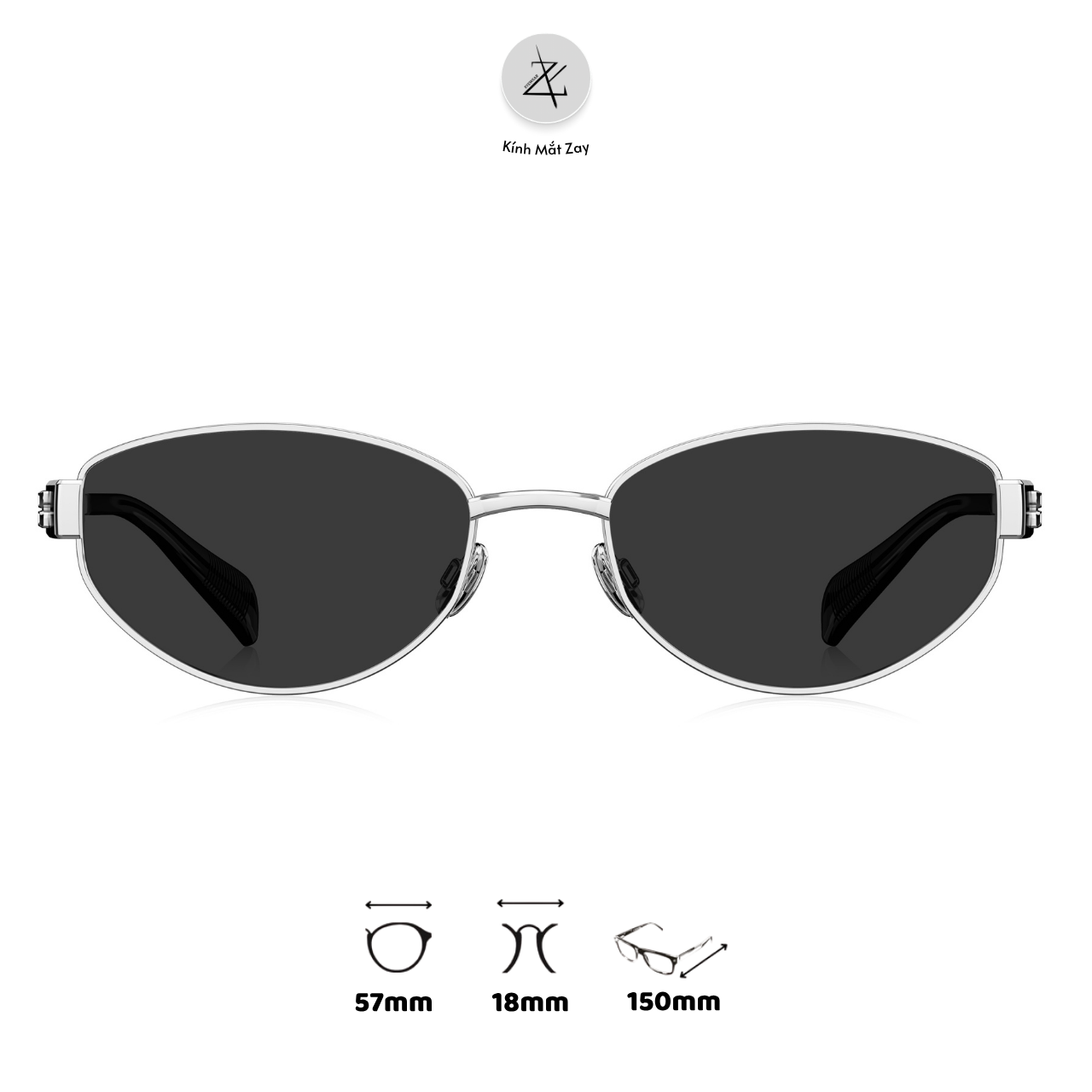  Kính mát Bolon BX7002 dáng oval titanium chính hãng fullbox 